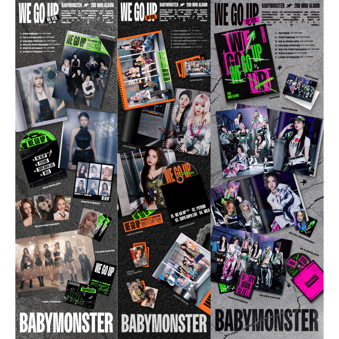 (KTOWN4U POB) BABYMONSTER 2nd Mini Album WE GO UP - STANDARD ver