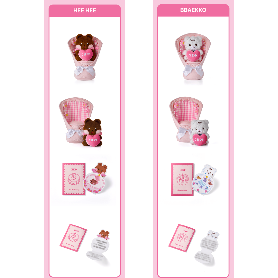 ILLIT 2ND DEBUT ANNIVERSARY OFFICIAL MERCH - PLUSH BOUQUET