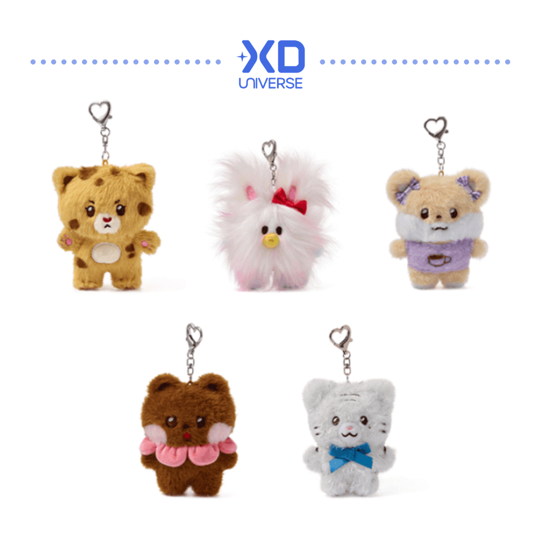 ILLIT 2nd DEBUT ANNIVERSARY OFFICIAL MERCH - PLUSH KEYRING – XD