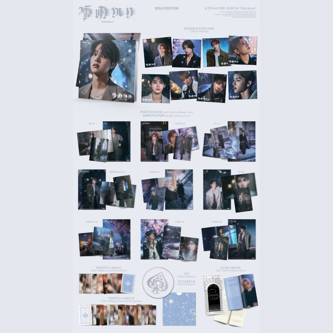 &TEAM - 2nd ALBUM 'Yukiakari' SOLO EDITION -JO-