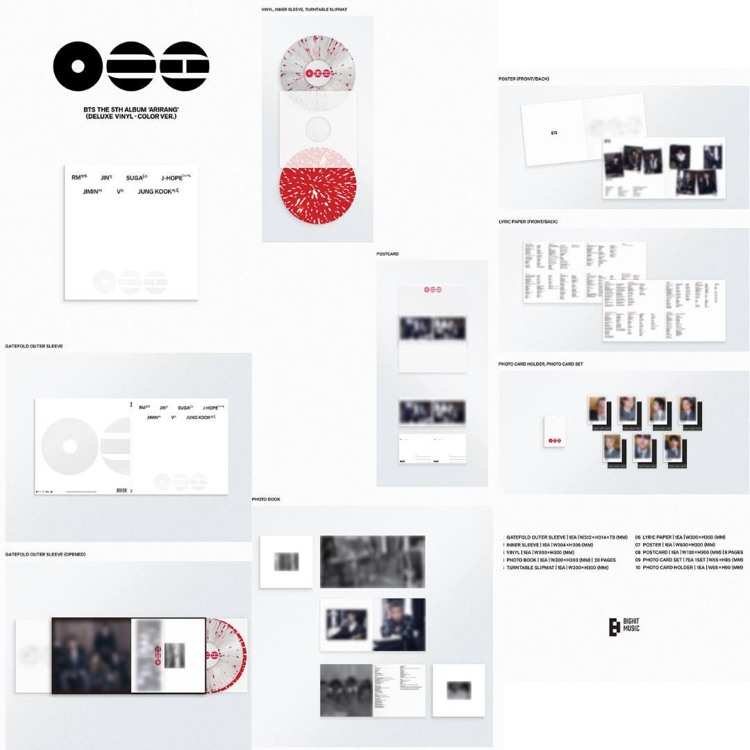 BTS The 5th Album “ARIRANG” - Deluxe Vinyl