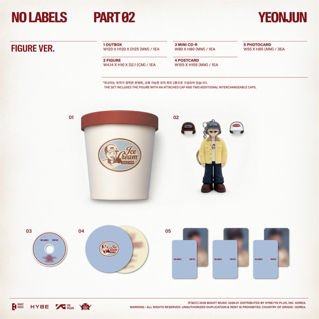 TXT YEONJUN 2nd Mini Album 'NO LABELS: PART 02' - Figure Ver.