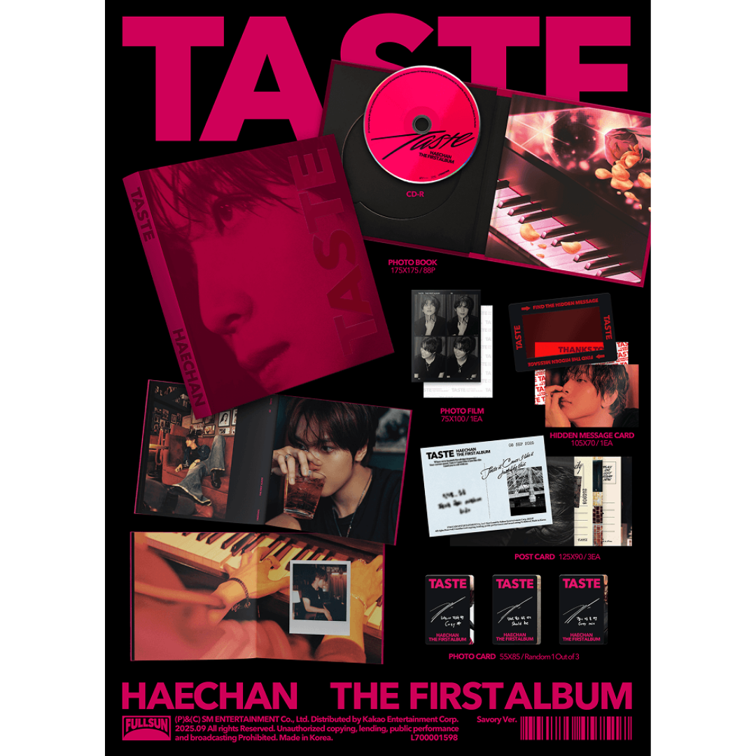 NCT HAECHAN - 1st Album - TASTE - Savory Ver.