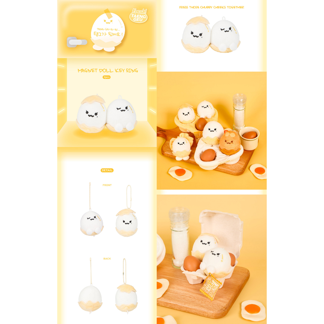 TAEYEON TAENG-GEU DOLL - MAGNET DOLL KEYRING (7CM)