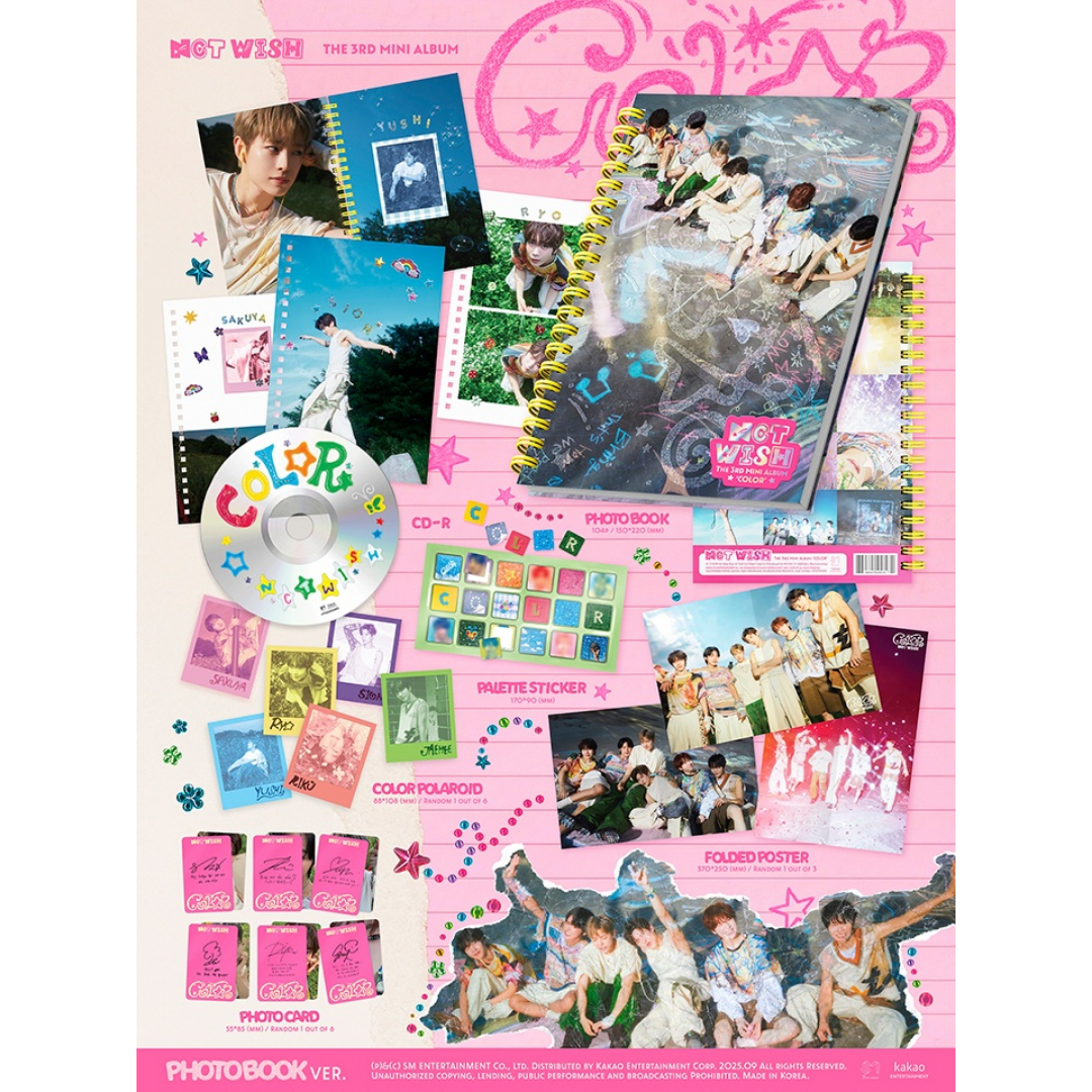 NCT WISH - 3rd Mini album - Color - PB ver