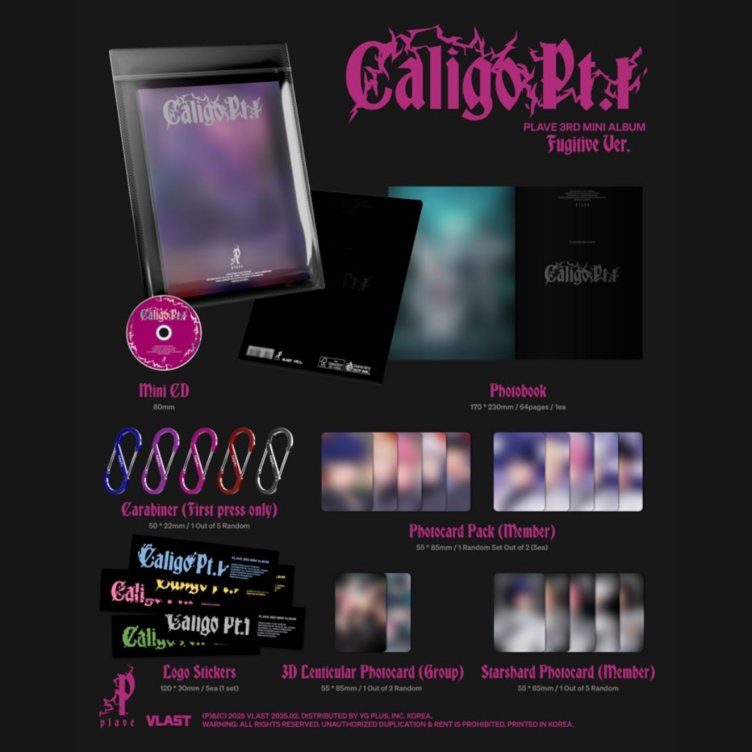 PLAVE - 3RD MINI ALBUM - CALIGO PT.1 - FUGITIVE VER