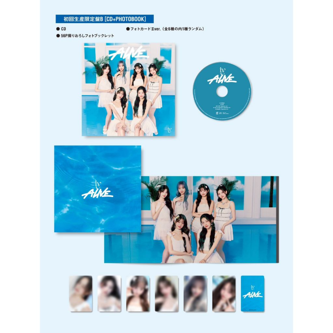 IVE ALIVE JAPAN ALBUM - LIMITED EDITION B