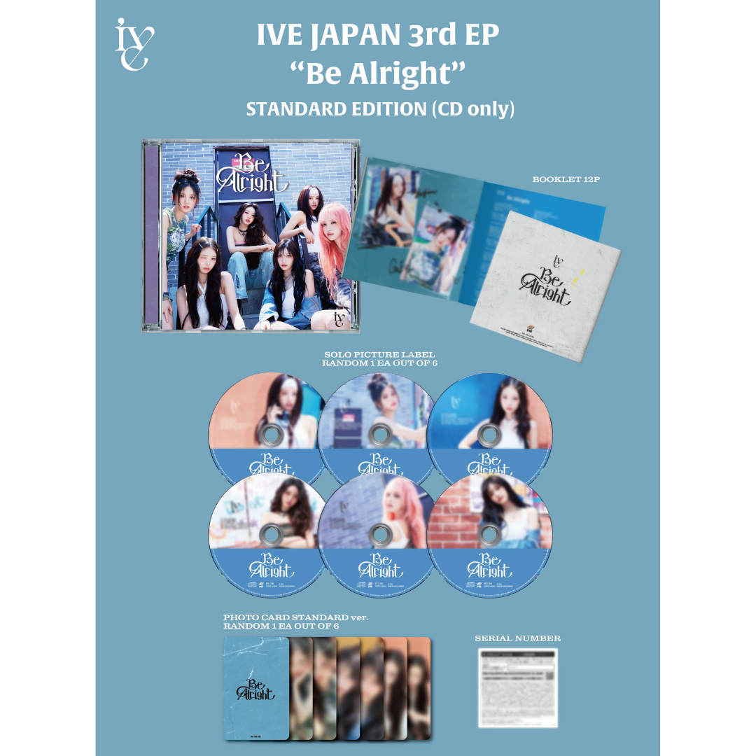 IVE Japan 3rd EP "Be Alright" Standard Edition