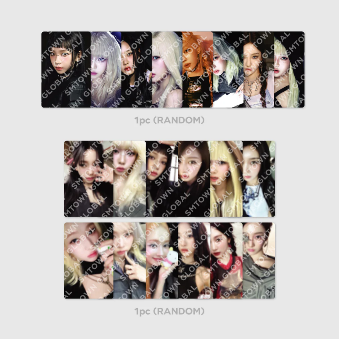 AESPA - SUPERNOVA ver - BLACK TRADING CARD SET
