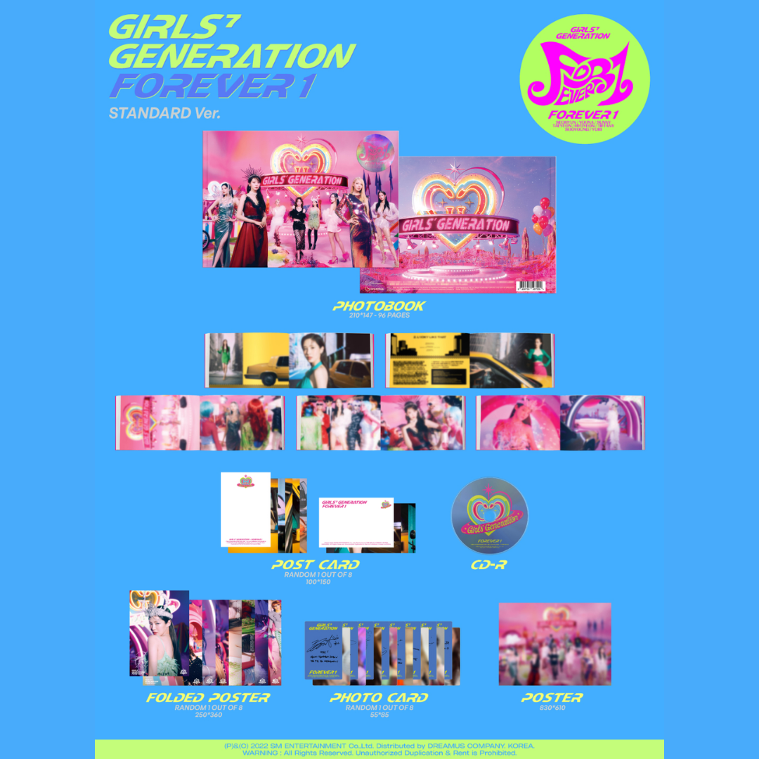 GIRL'S GENERATION 7th Full Album - FOREVER 1 - PHOTOBOOK