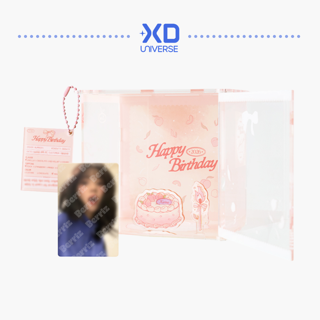 AESPA KARINA ARTIST BIRTHDAY ACRYLIC CAKE BOX