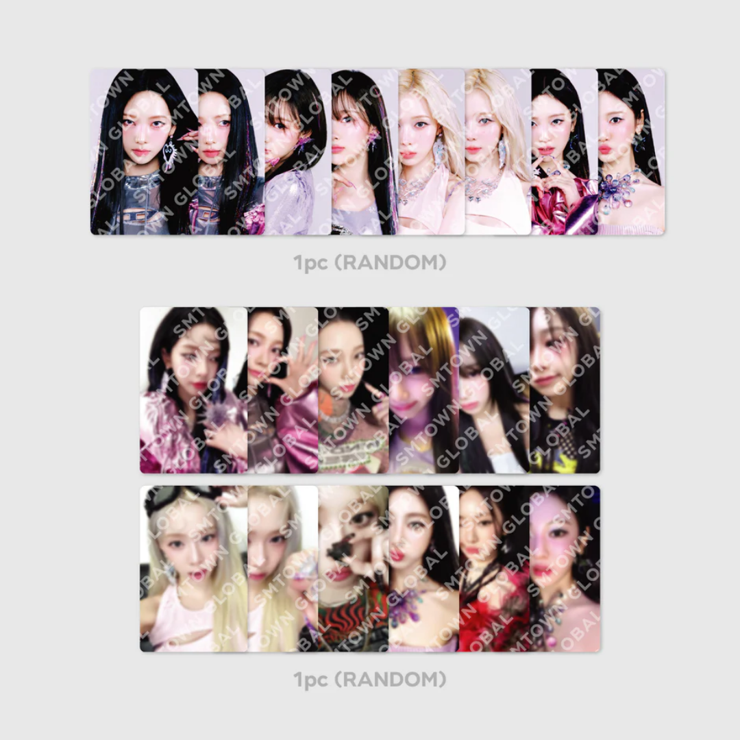 AESPA - SUPERNOVA ver - PINK TRADING CARD SET