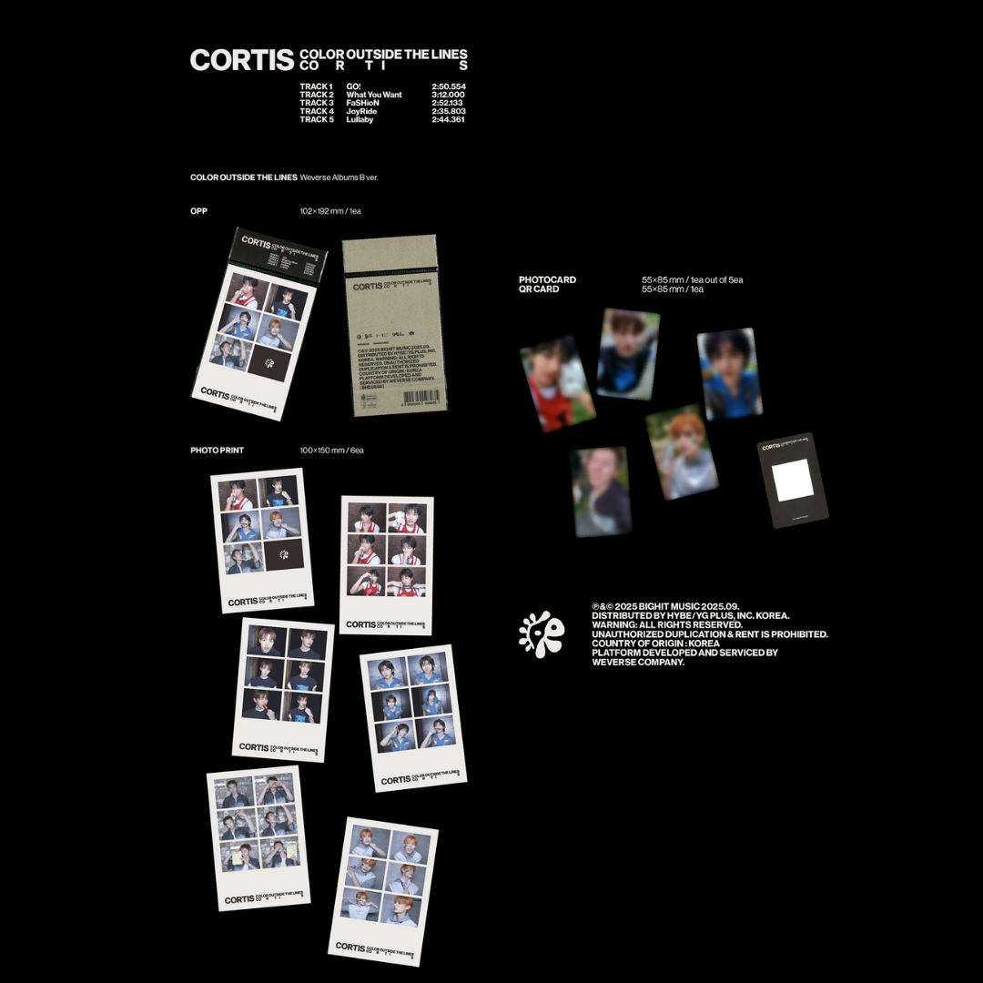CORTIS - COLOR OUTSIDE THE LINES - Weverse Album