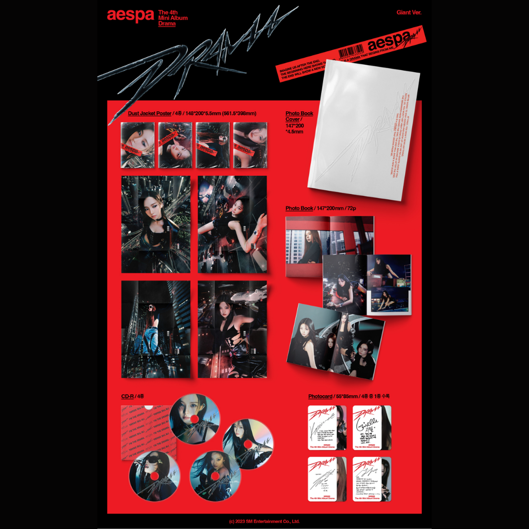 AESPA 4th Mini Album : DRAMA - GIANT VER