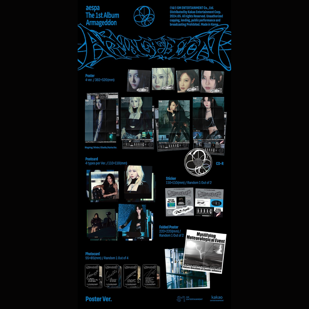 AESPA ARMAGEDDON - POSTER VER