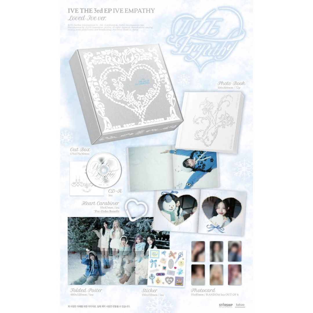 IVE 3rd EP Album ‘IVE EMPATHY’ (LOVED IVE Ver.) (Limited Edition)