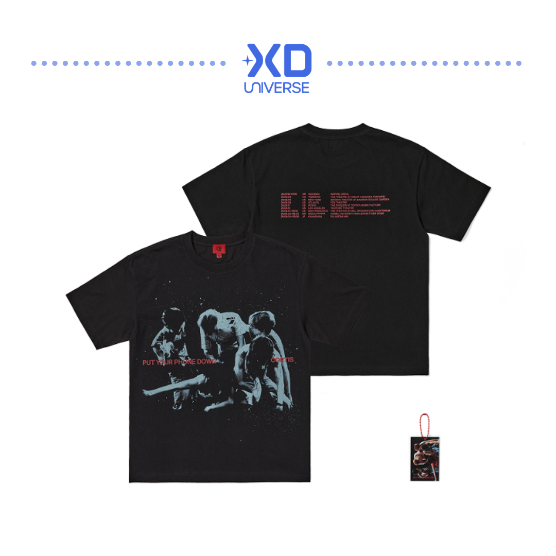CORTIS 2026 TOUR PUT YOUR PHONE DOWN Official MD - Tour Routing T-Shirt