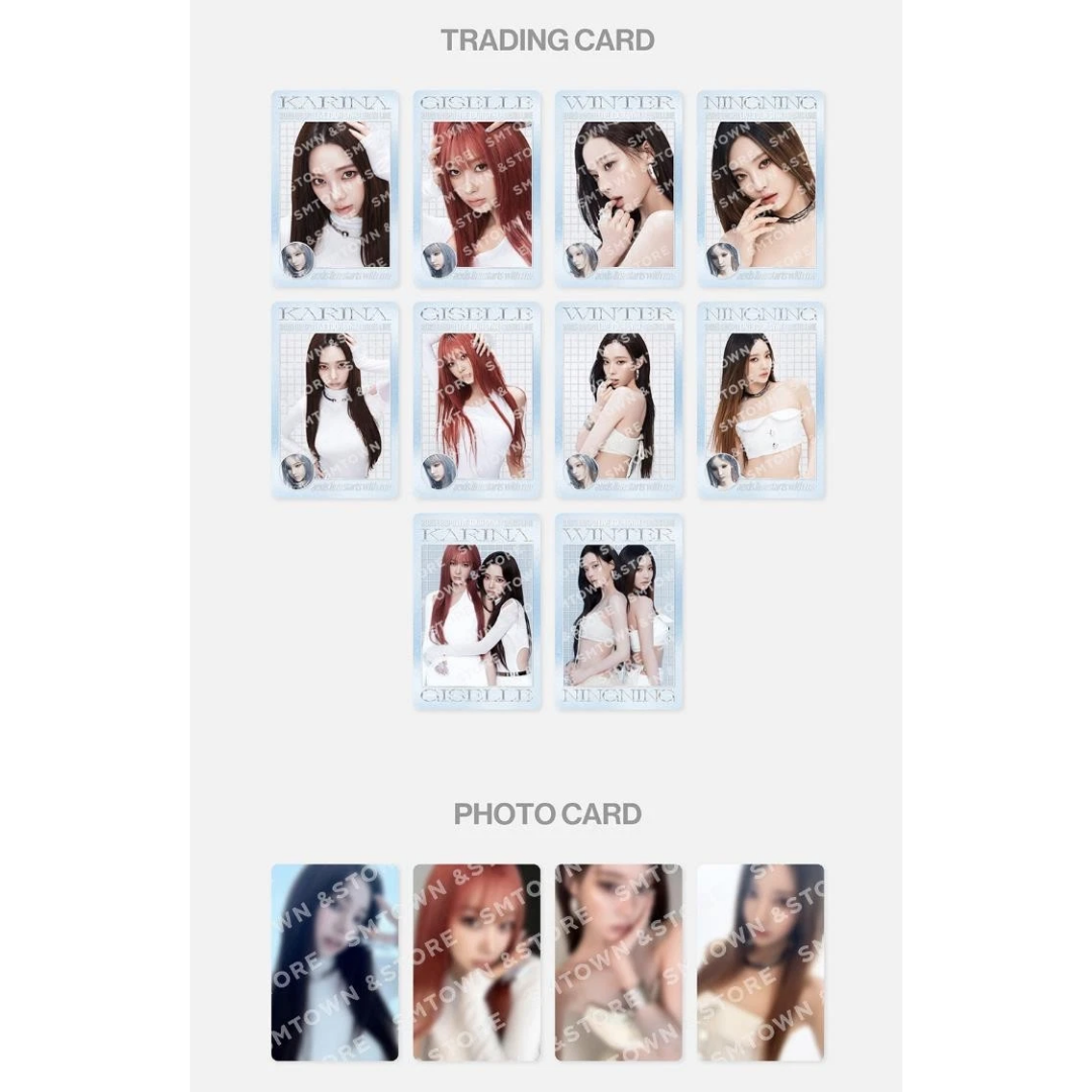 AESPA - SYNK : AEXIS LINE MD - RANDOM TRADING CARD - X VER