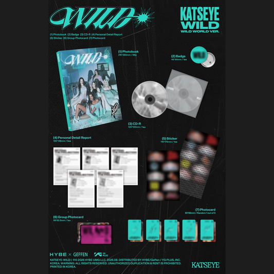KATSEYE 3rd EP 'WILD' - STANDARD