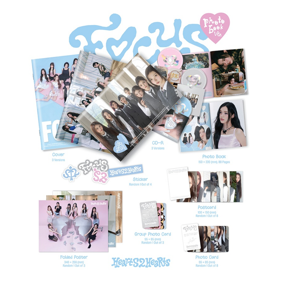 HEARTS2HEARTS 1ST MINI ALBUM - FOCUS - PHOTOBOOK VER