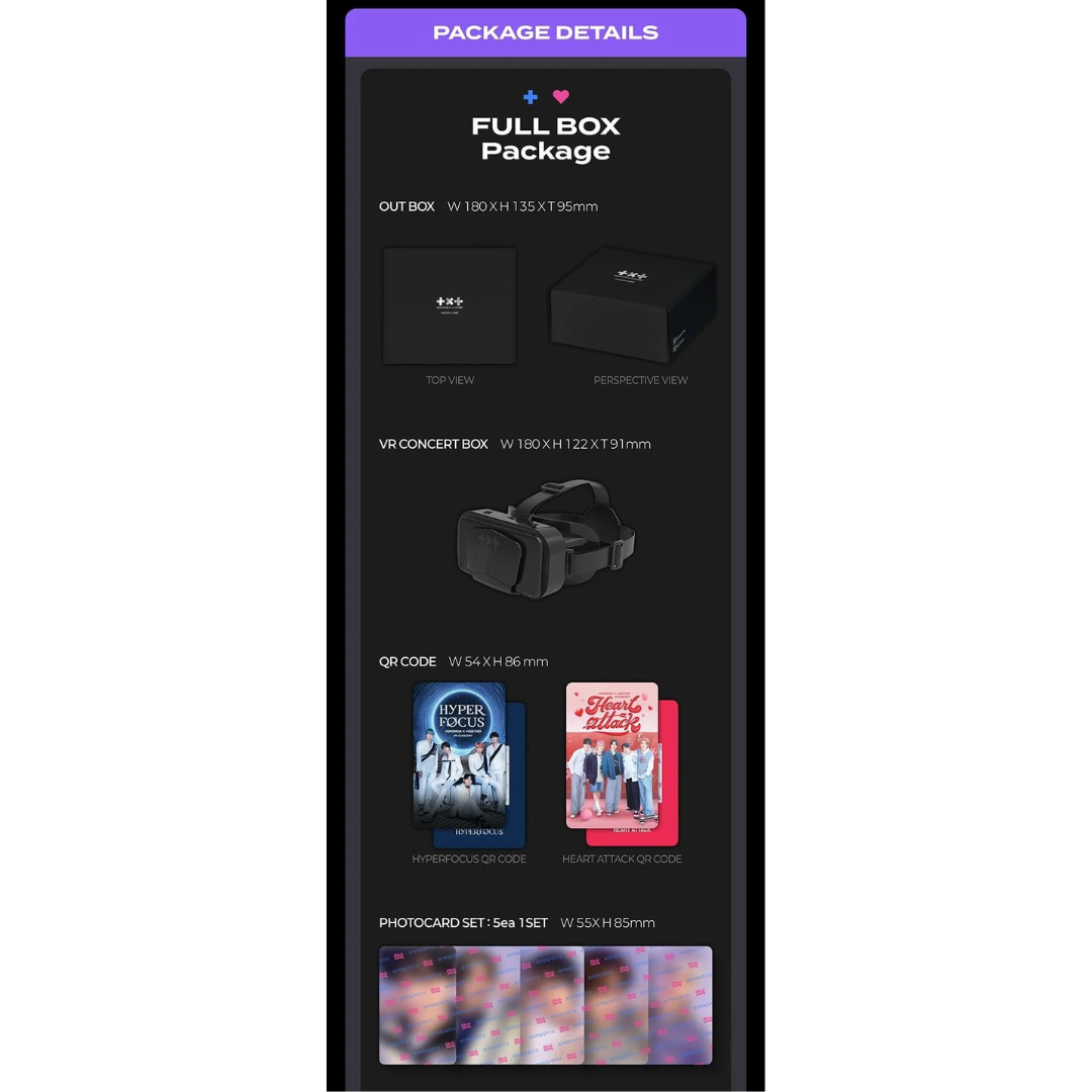 TOMORROW X TOGETHER VR Concert Box - Full Box Package