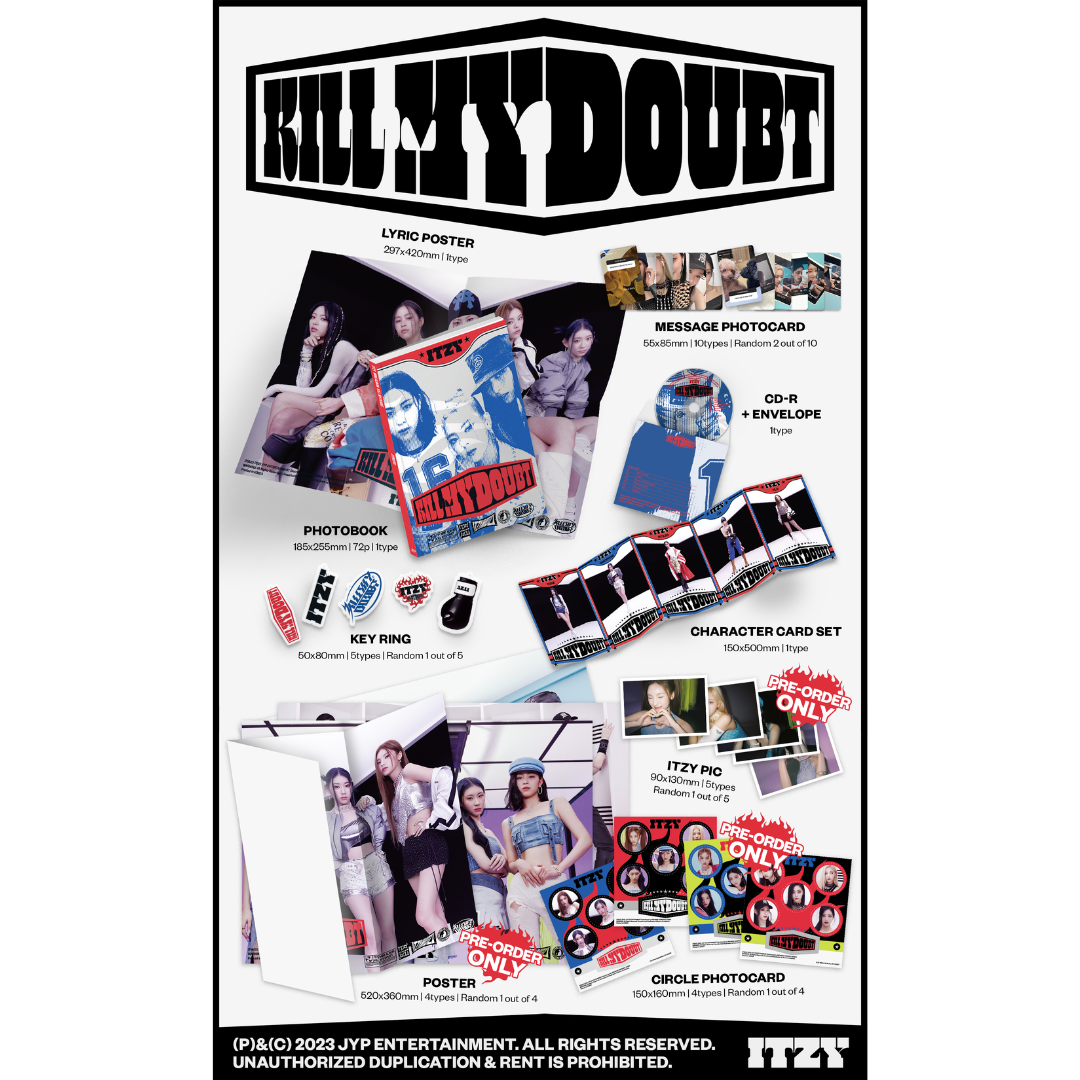 ITZY 7th Mini Album ‘KILL MY DOUBT’ (Limited Edition)