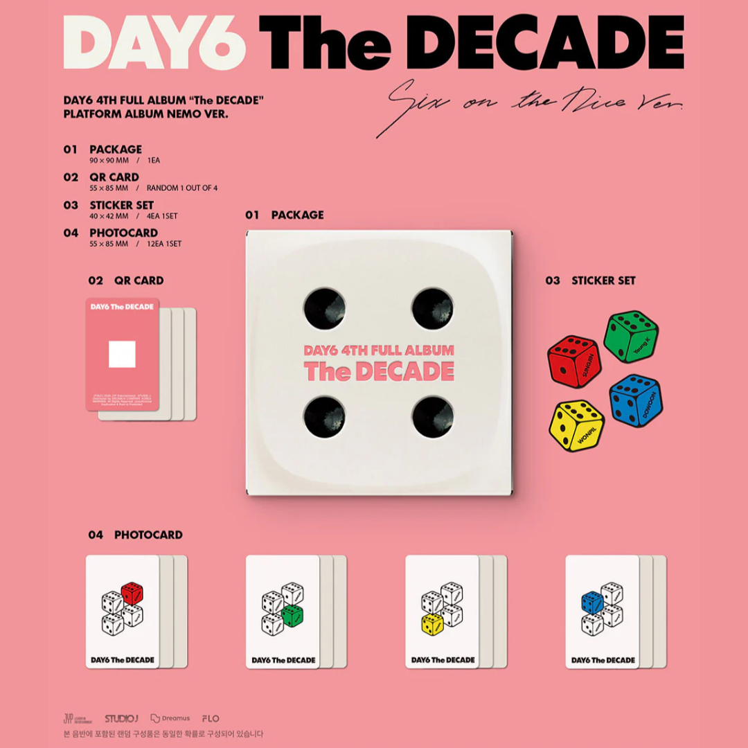 DAY6 4th Album THE DECADE - NEMO VER