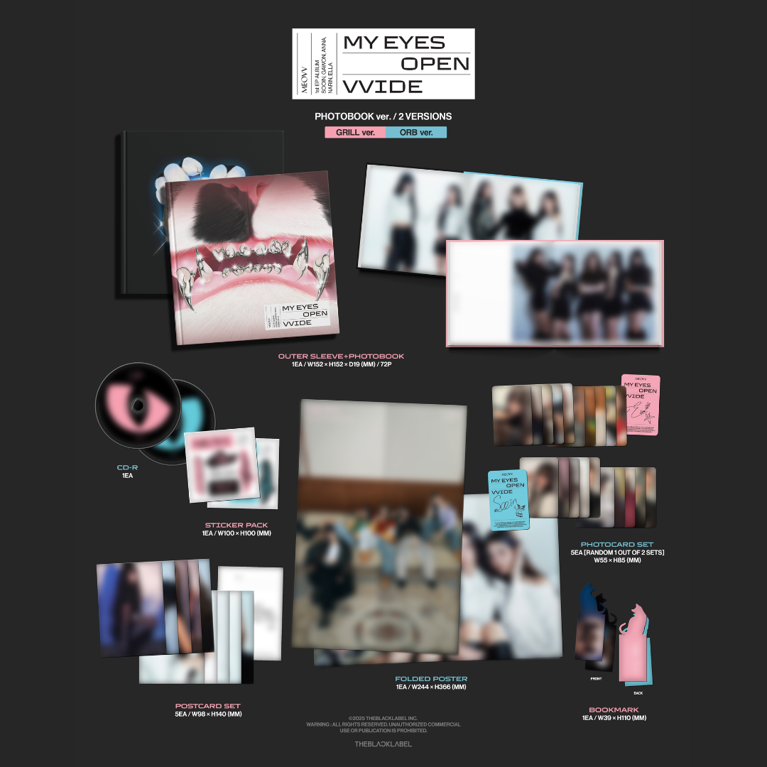 MEOVV MY EYES OPEN VVIDE - PHOTOBOOK