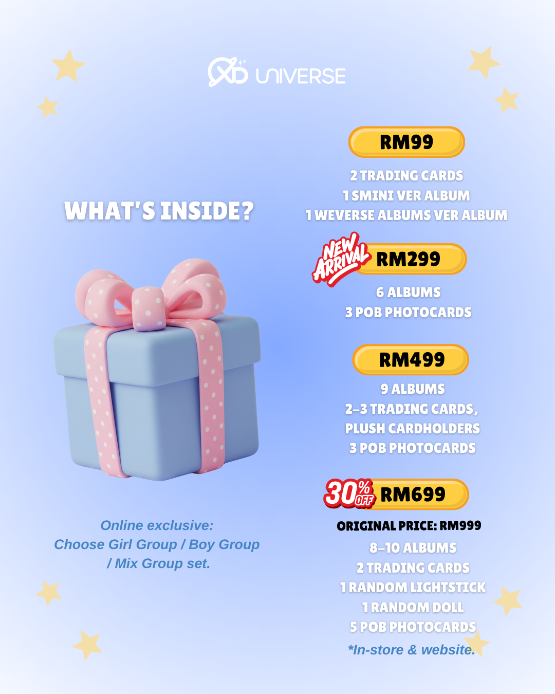 KPOP MYSTERY BOX RM99 SURPRISE BOX