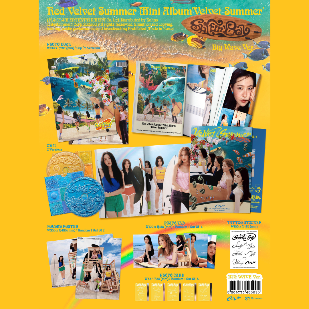 Red Velvet Summer Mini Album 'Velvet Summer' - Big Wave Ver.