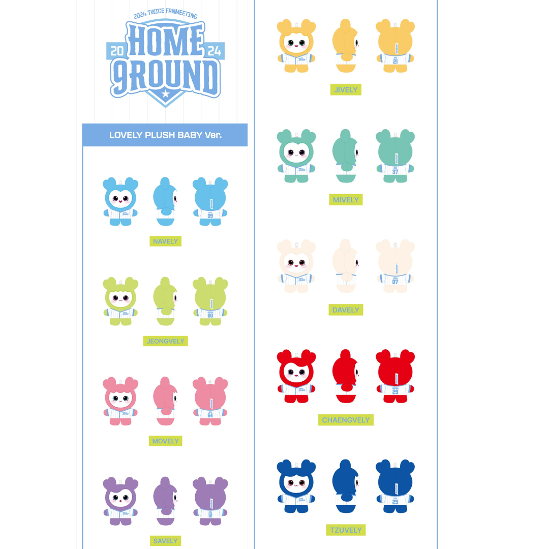 TWICE LOVELYZ PLUSH BABY VER - MOVELY