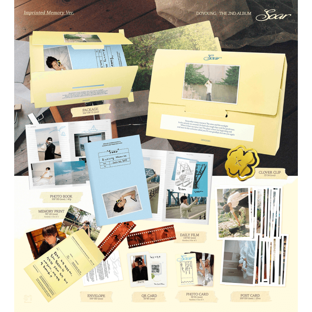 NCT DOYOUNG 2nd Mini Album SOAR - IMPRINTED MEMORY VER (SMART ALBUM)