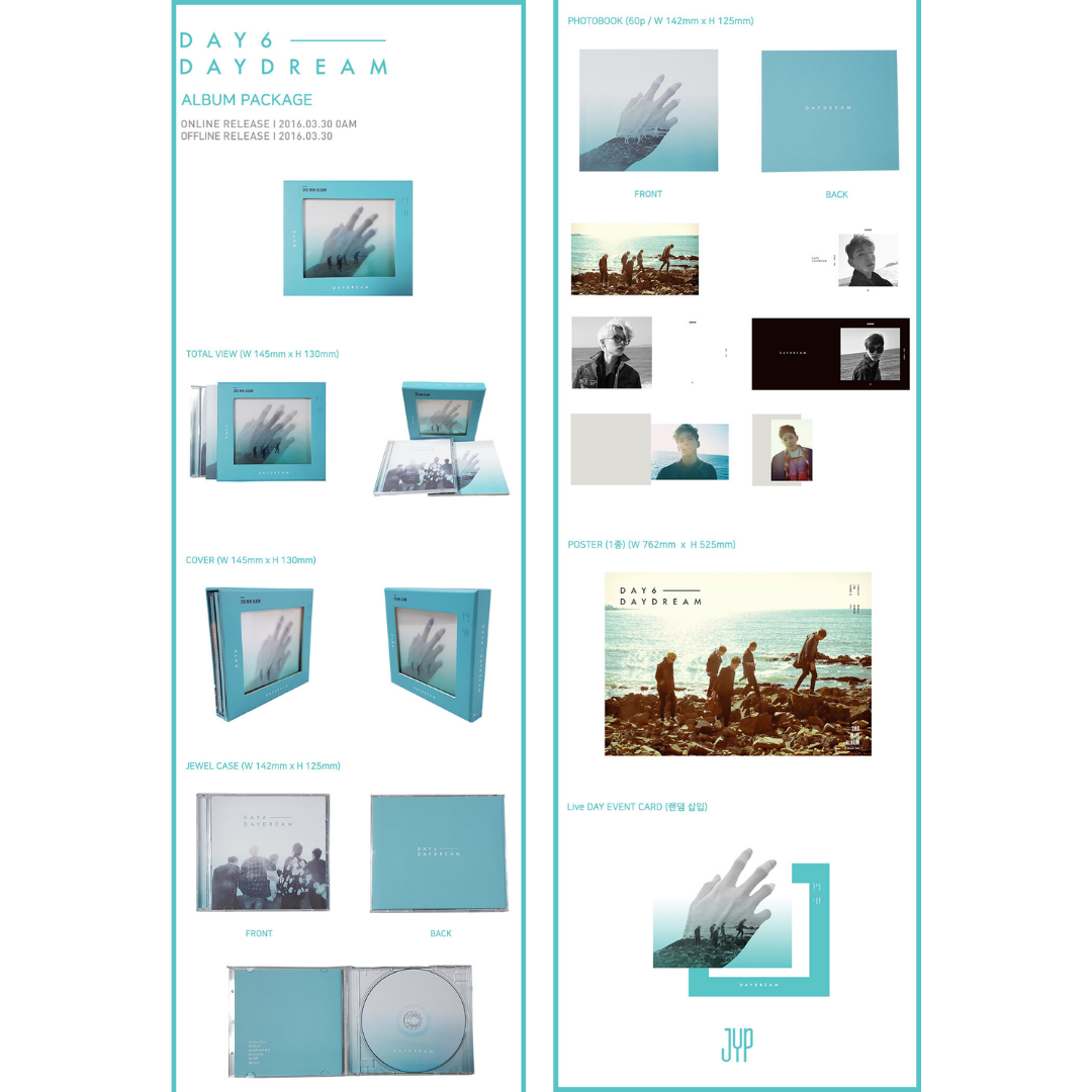 DAY6 - 2TH MINI ALBUM - DAYDREAM