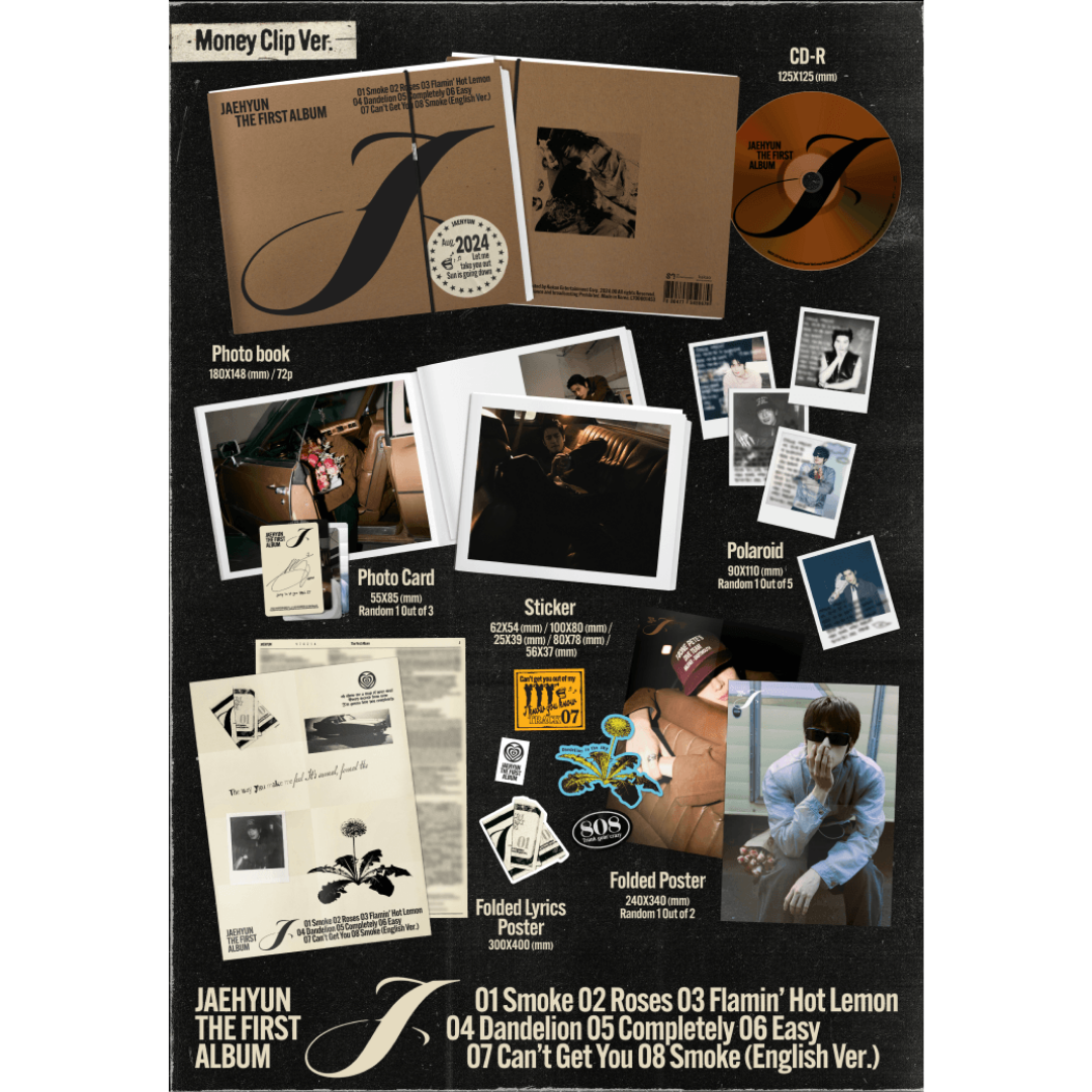 NCT JAEHYUN 1st Album - J - MONEY CLIP VER