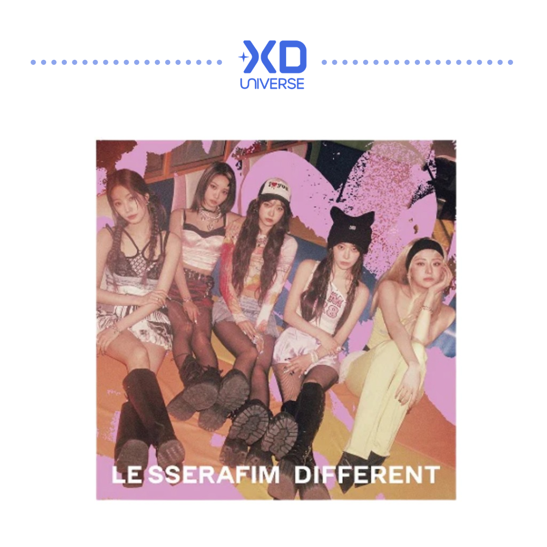 LE SSERAFIM JAPAN 4TH SINGLE ALBUM DIFFERENT - PHOTOCARD LIMITED EDITION