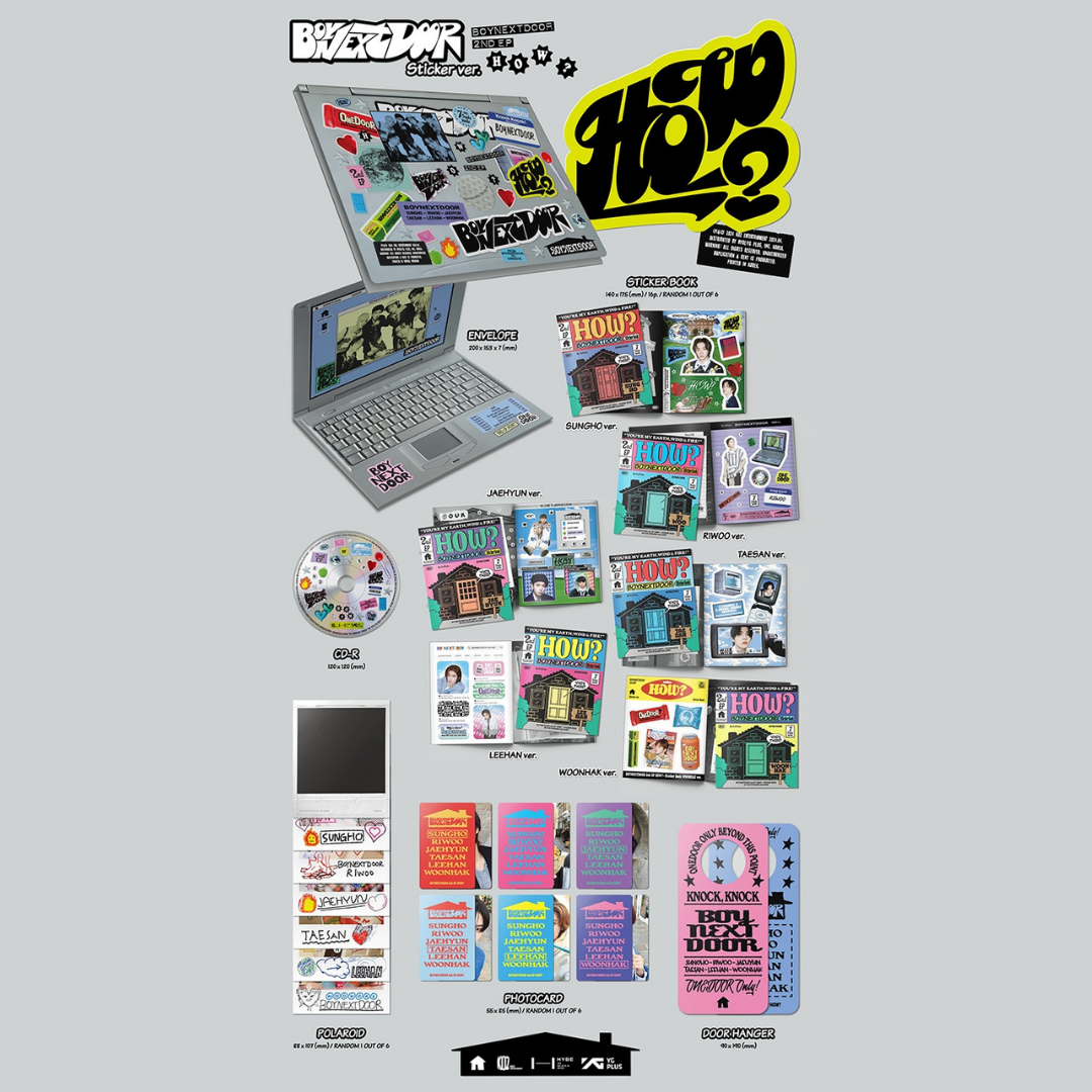 BOYNEXTDOOR - 2nd EP - HOW? - Sticker version