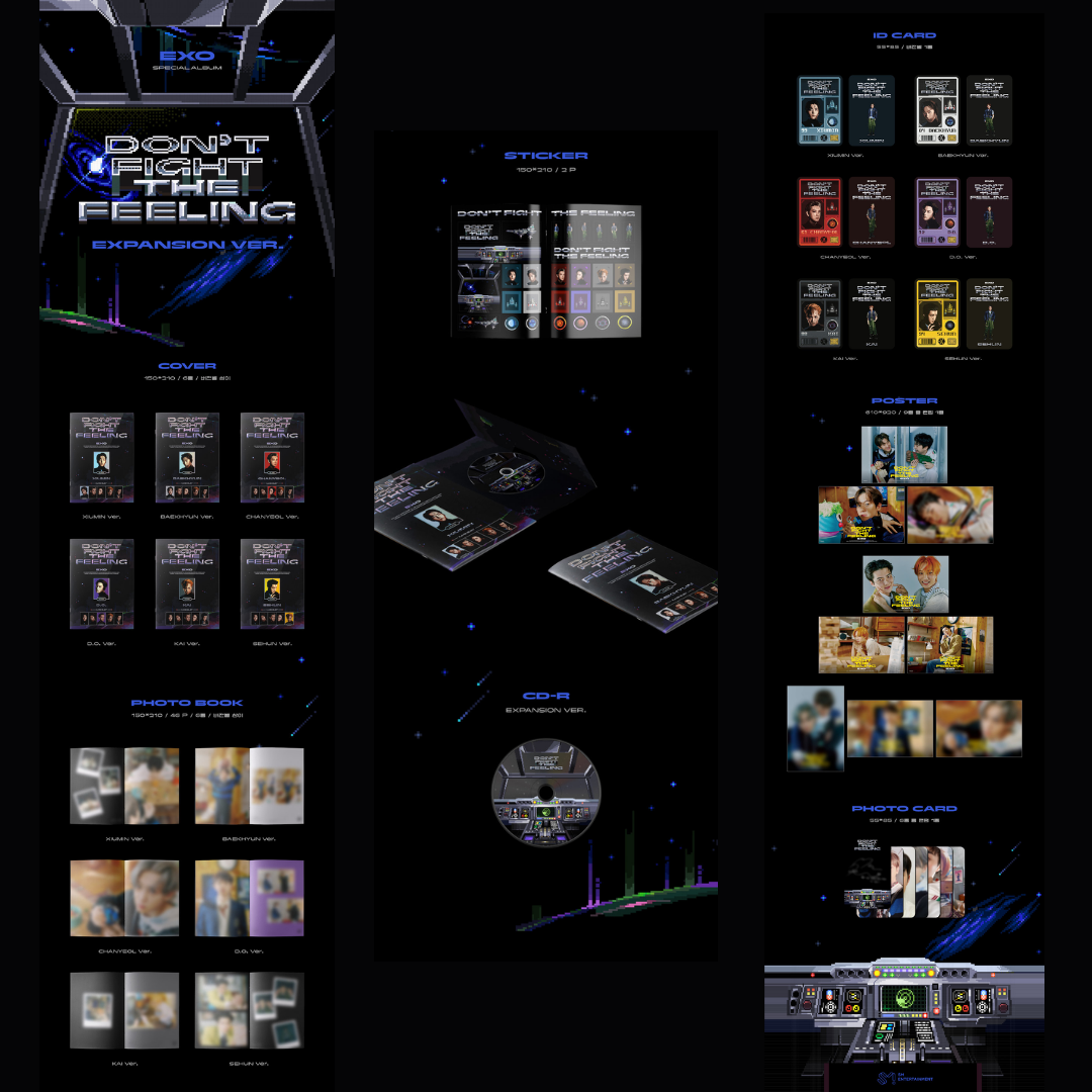 EXO 7th MINI ALBUM - DON'T FIGHT THE FEELING - EXPANSION