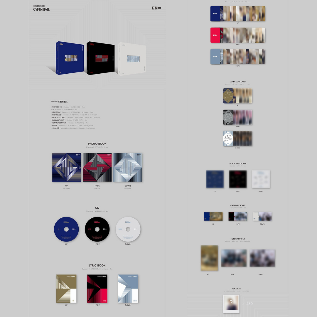 Enhypen - Mini 1 - BORDER : CARNIVAL - PB version