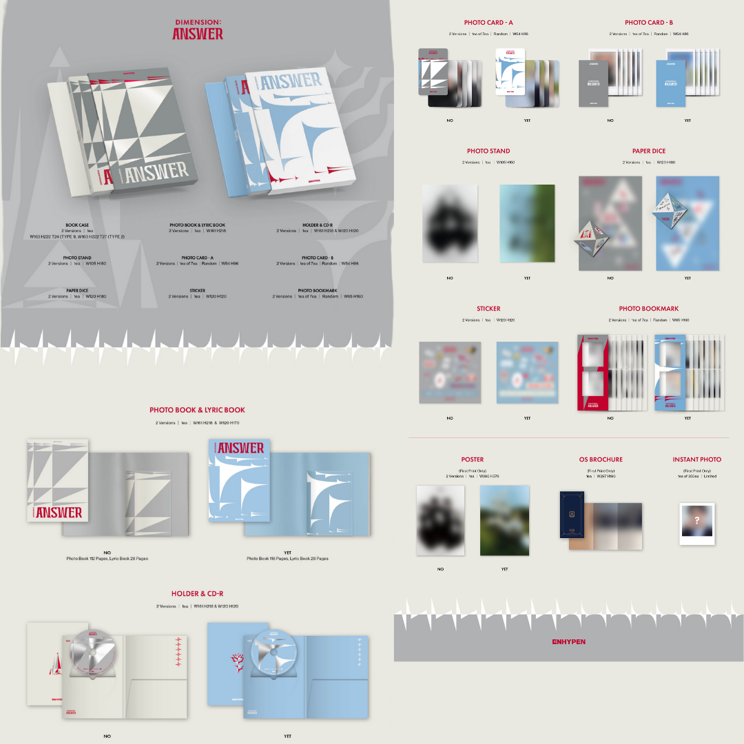 Enhypen The 1st Repackage Album DIMENSION : ANSWER - Standard version