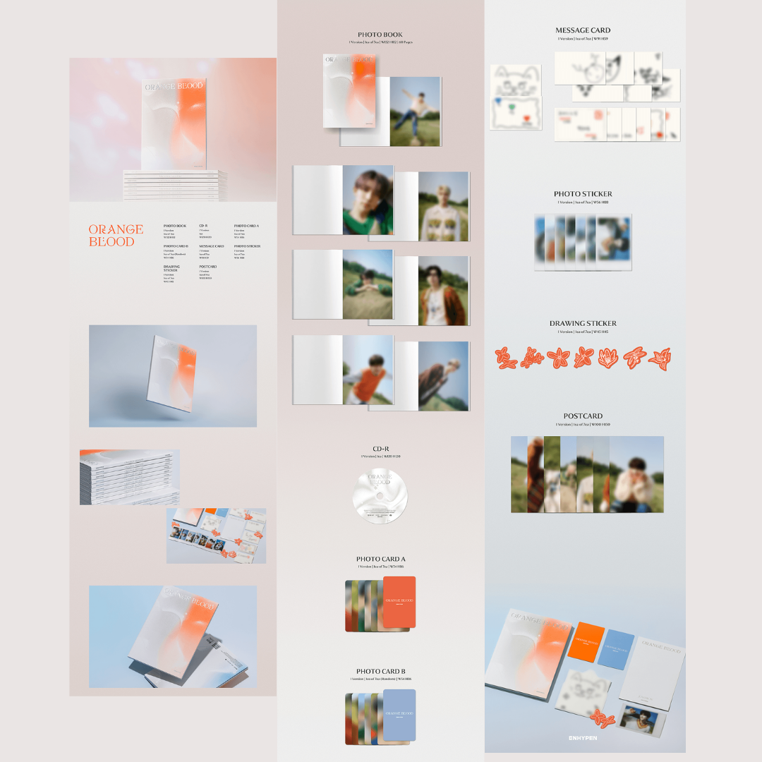 Enhypen - Repackage - ORANGE BLOOD - Engene version