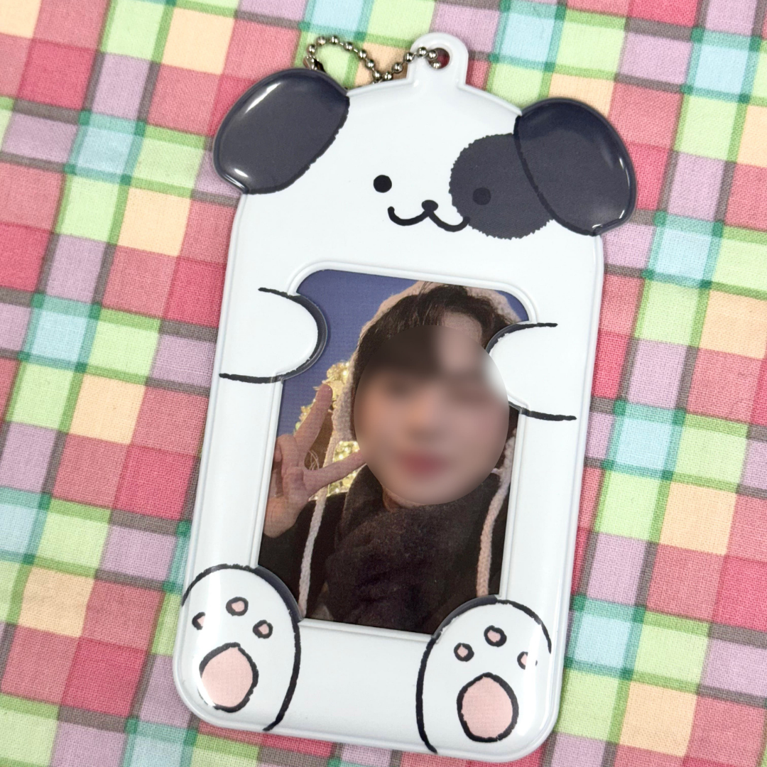 Hug Baduk B Photocard Holder Keyring