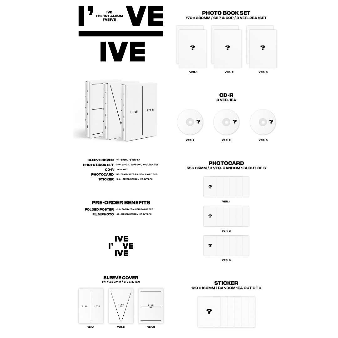 IVE - 1st Full album - I've IVE - PB version