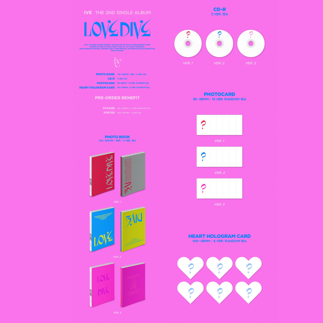 IVE - 2nd Single - LOVE DIVE - PB version