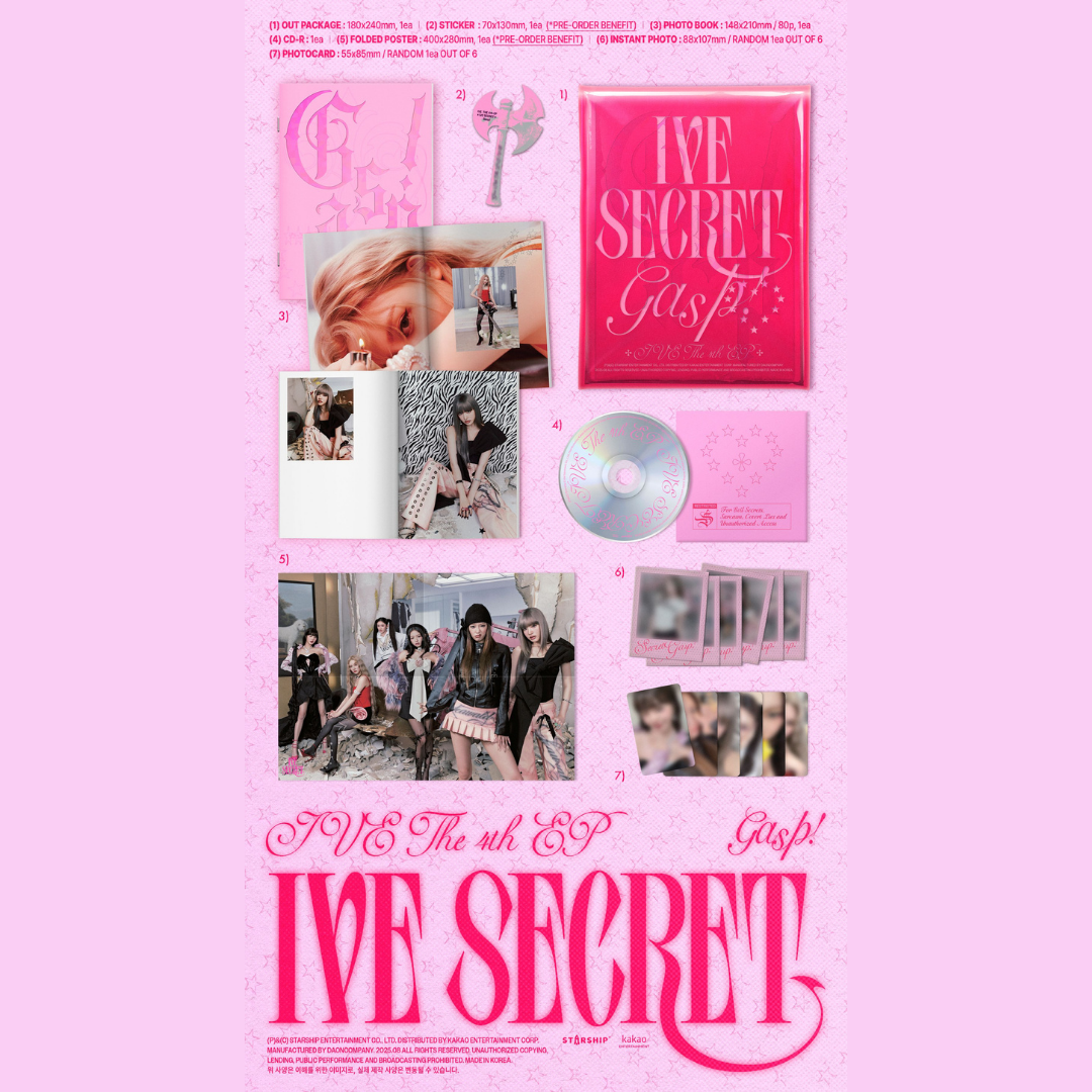 IVE - 4th Mini album - Secret - Gasp version