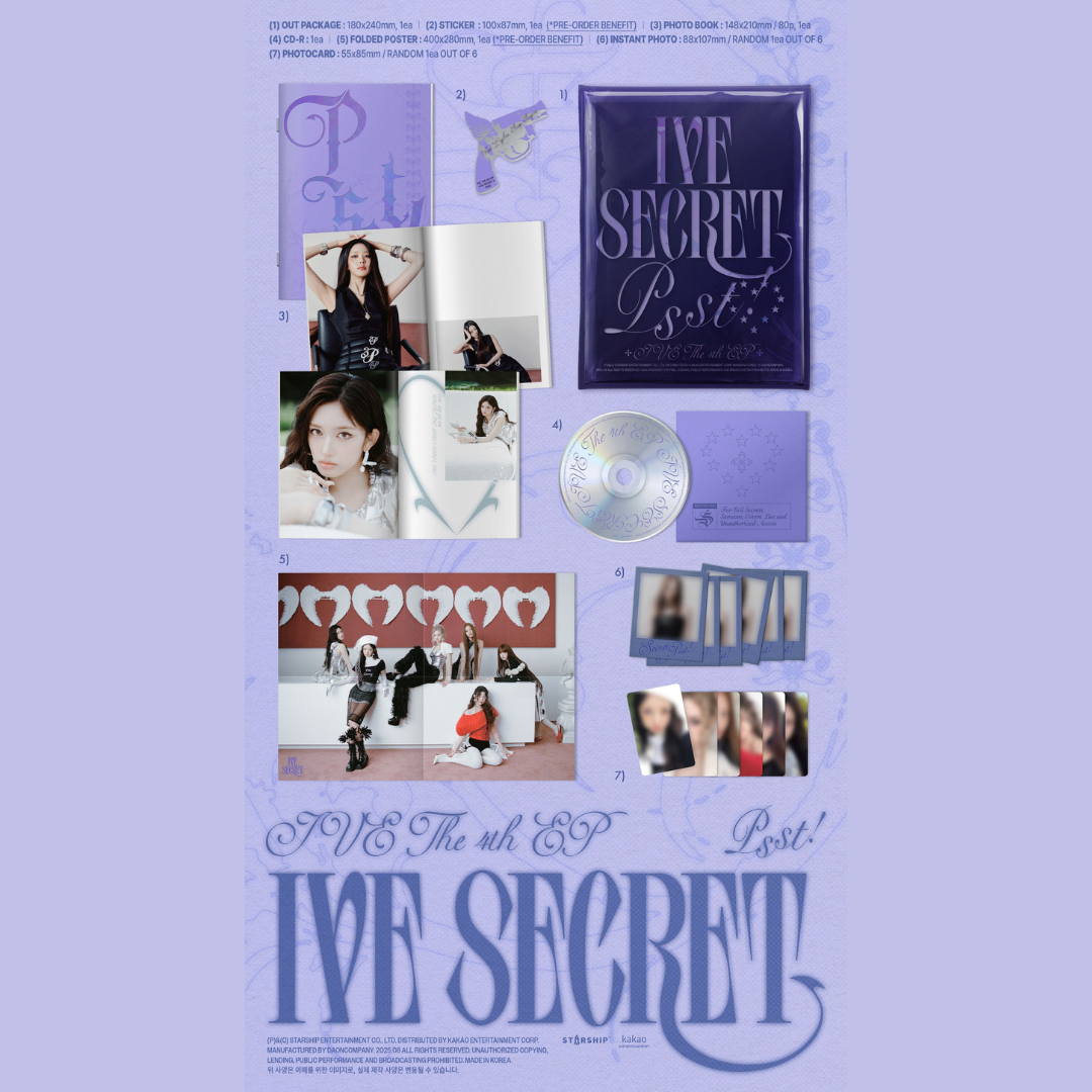 IVE - 4th Mini album - Secret - Psst version