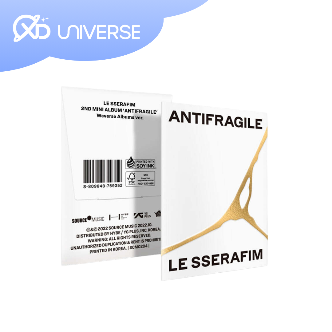 LESSERAFIM - Mini 2 - ANTIFRAGILE - Weverse album version
