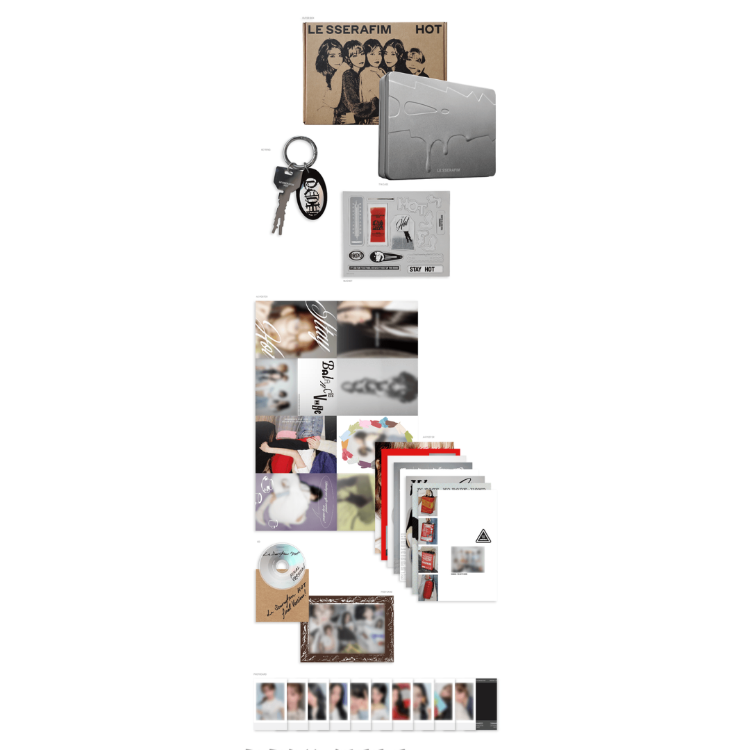 LE SSERAFIM - Mini 5 - HOT - Tincase version