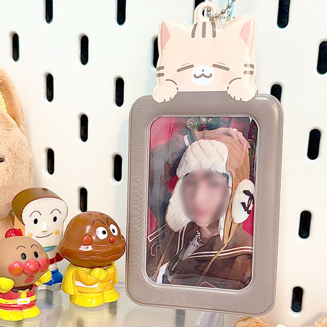 Merong Narn Cat Photocard Holder Keychain
