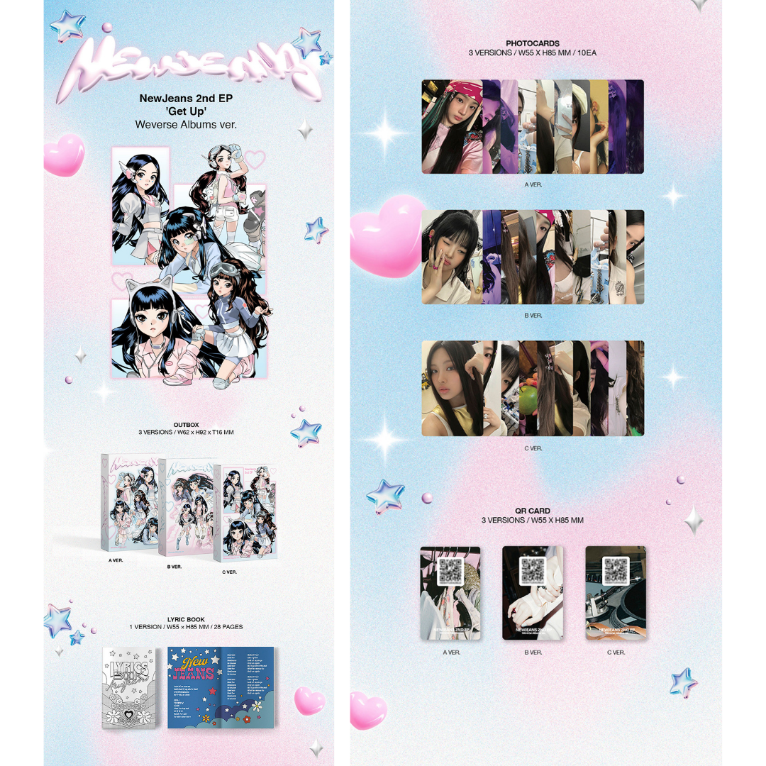NEWJEANS - 2nd EP - Get Up - Weverse album version