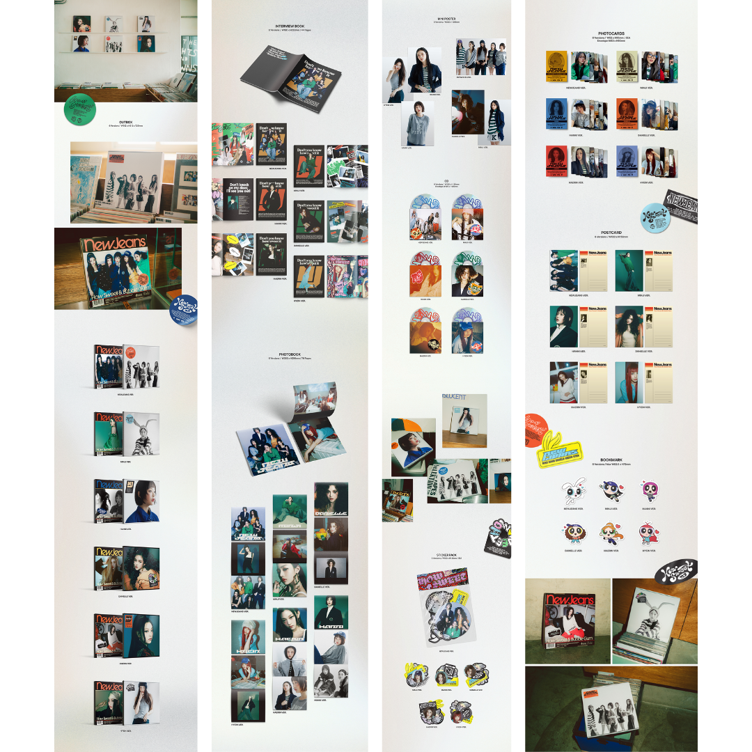 NEWJEANS - Single - How Sweet / Bubble Gum - PB version